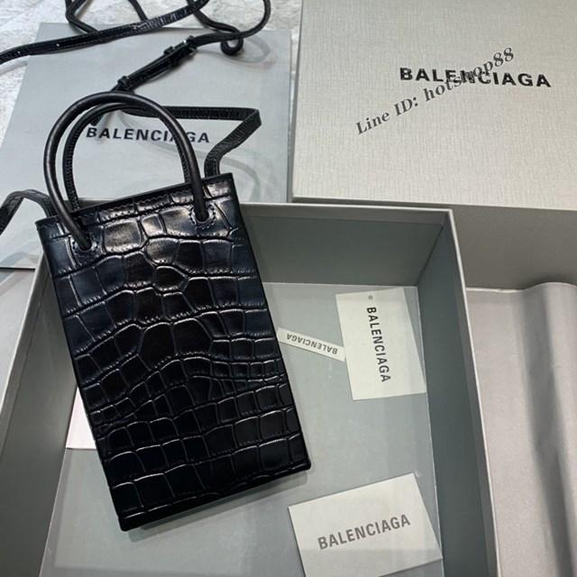 Balenciaga專櫃爆款mini手提購物袋 巴黎世家新潮迷你手機包 fyj1576